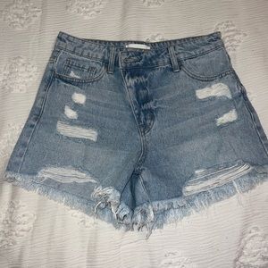 Triple Threads Crossover Jean Shorts